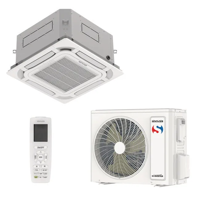 Sinclair Cassette single-split set ASC-36BI2 10,5 kW inclusief paneel en incl. infrarood bediening